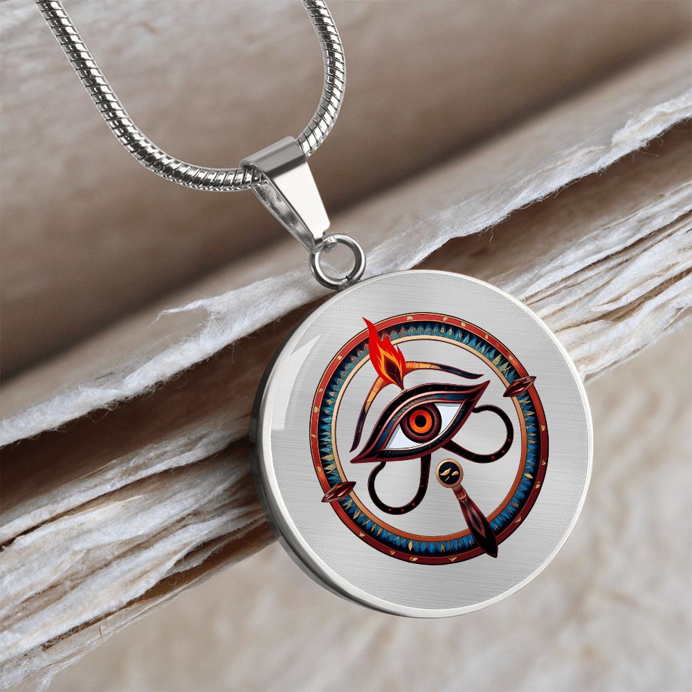 Manifest safety, protection and power with the Eye of Ra pendant