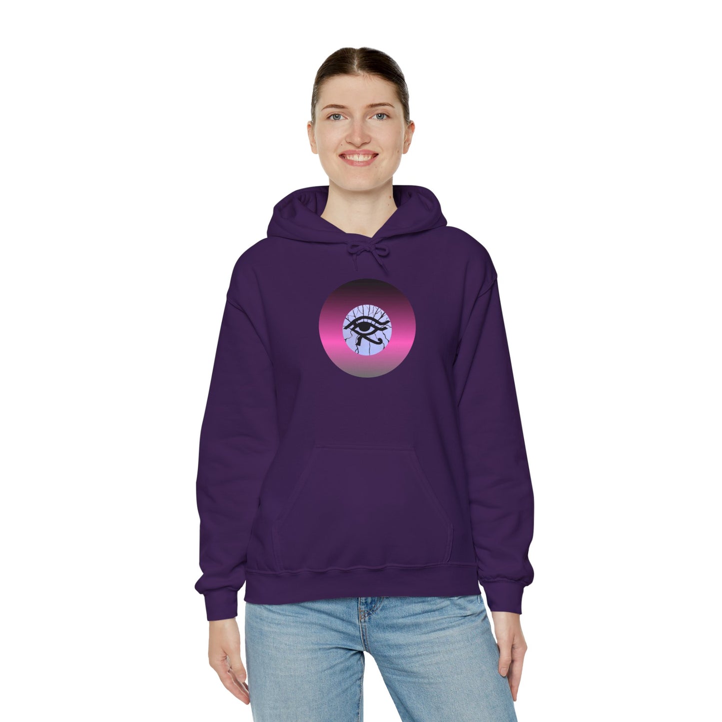 Eye of Horus Egyptian god of love and healing. Heavy Blend™ Hooded Sweatshirt