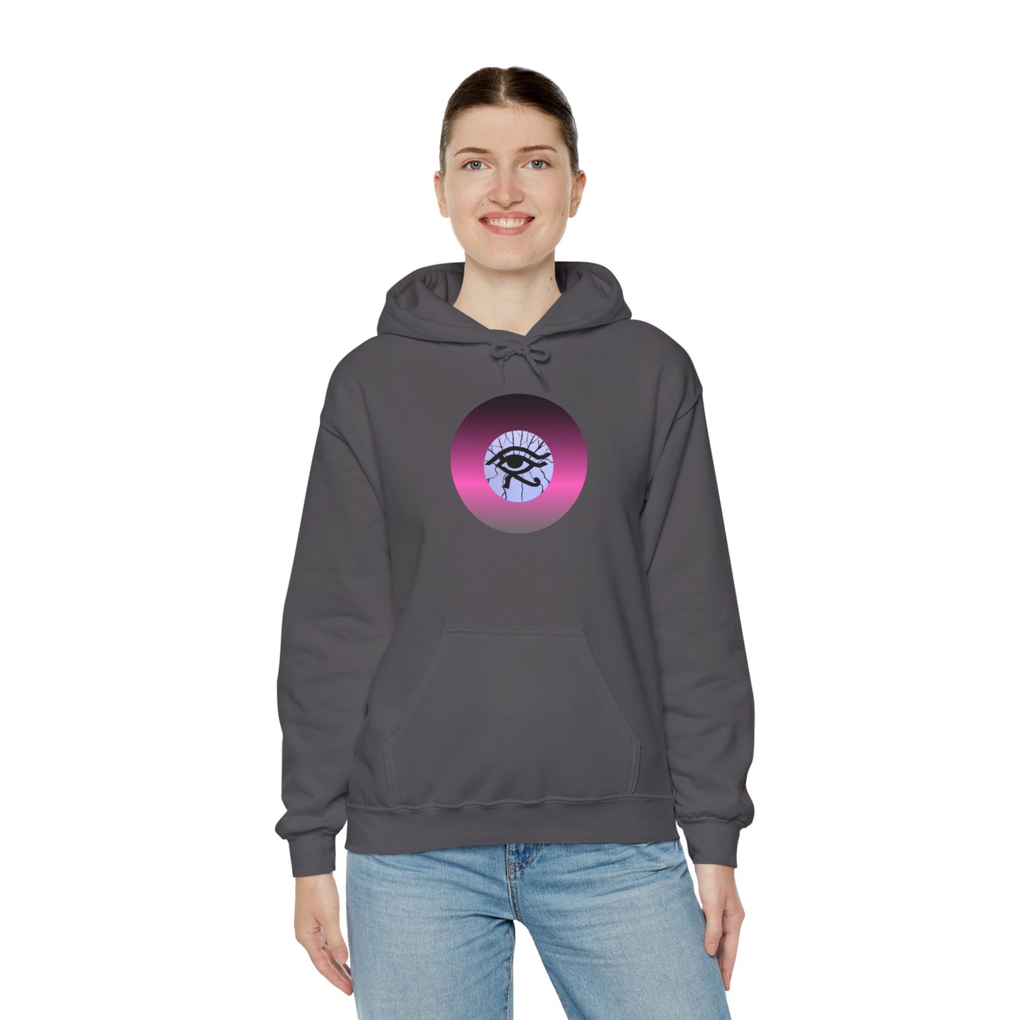 Eye of Horus Egyptian god of love and healing. Heavy Blend™ Hooded Sweatshirt