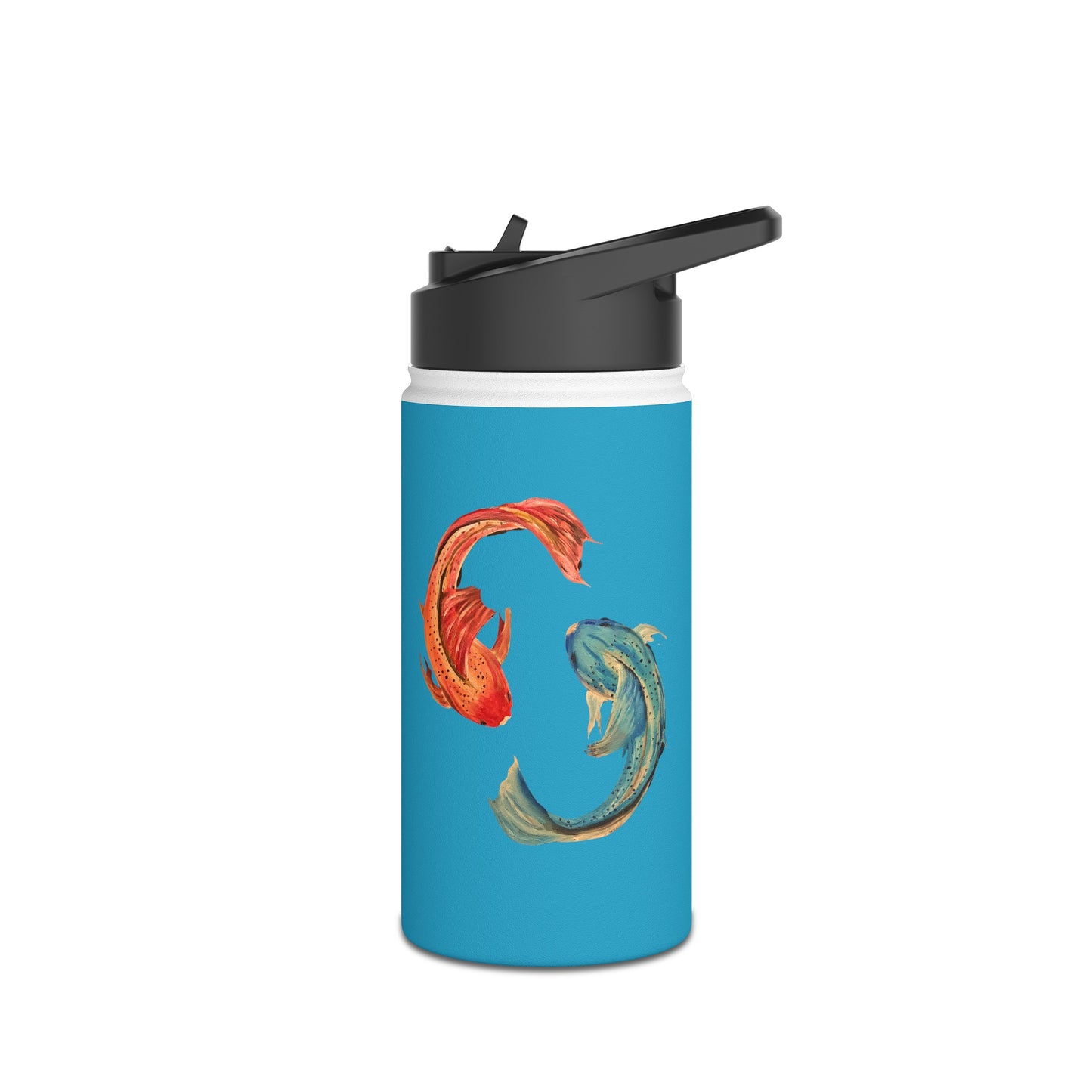 " Fire & Ice"   Stainless Steel Water Bottle, Standard Lid