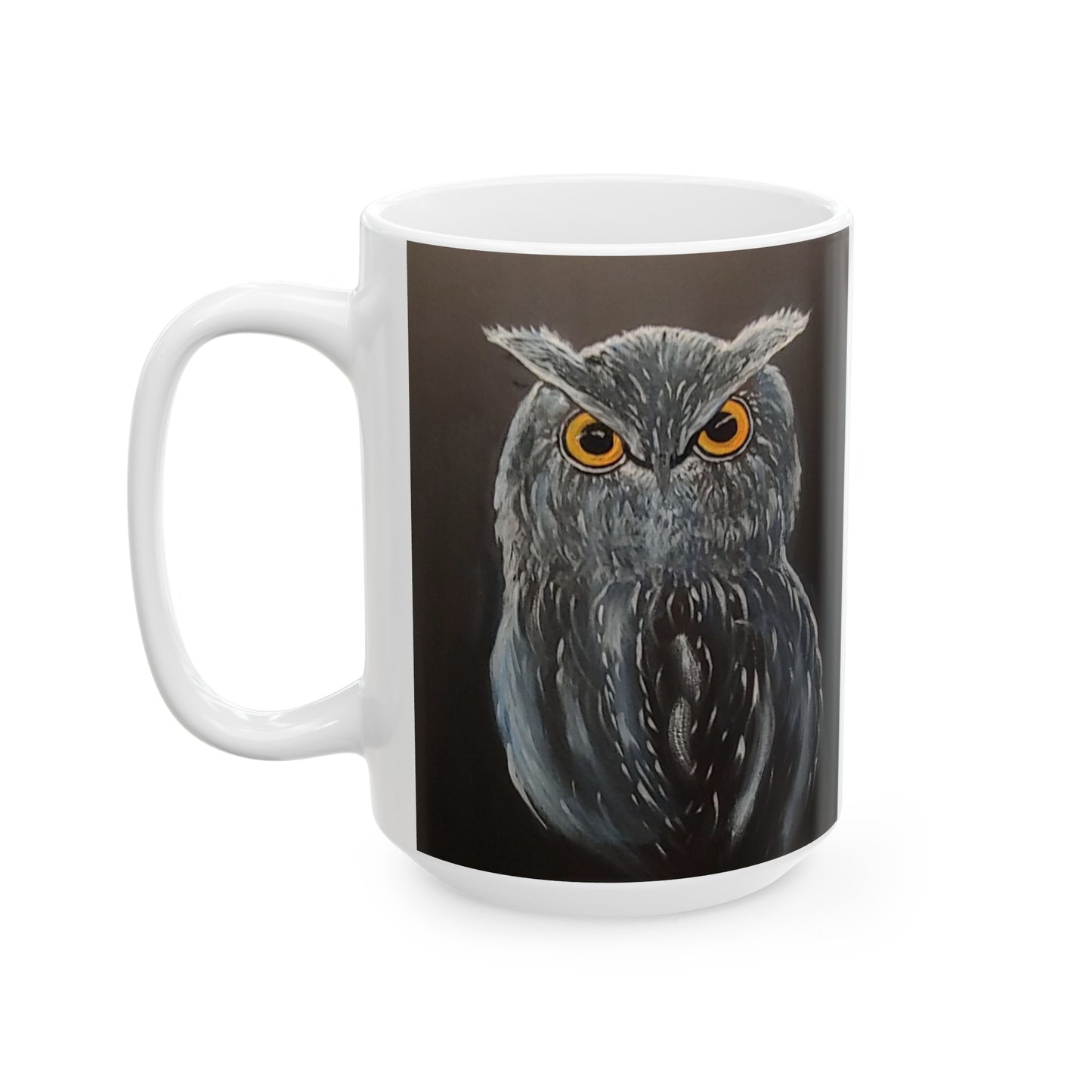 Owl in the Night    Ceramic Mug, (11oz, 15oz)