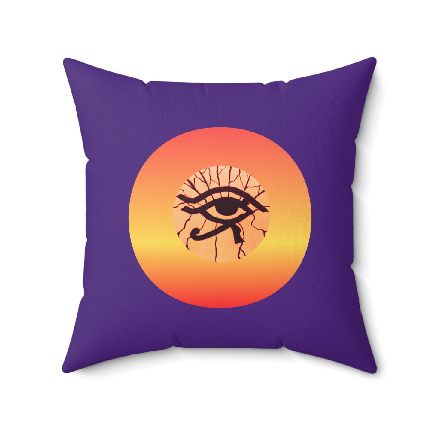 Eye of Ra Protection...Spun Polyester Square Pillow