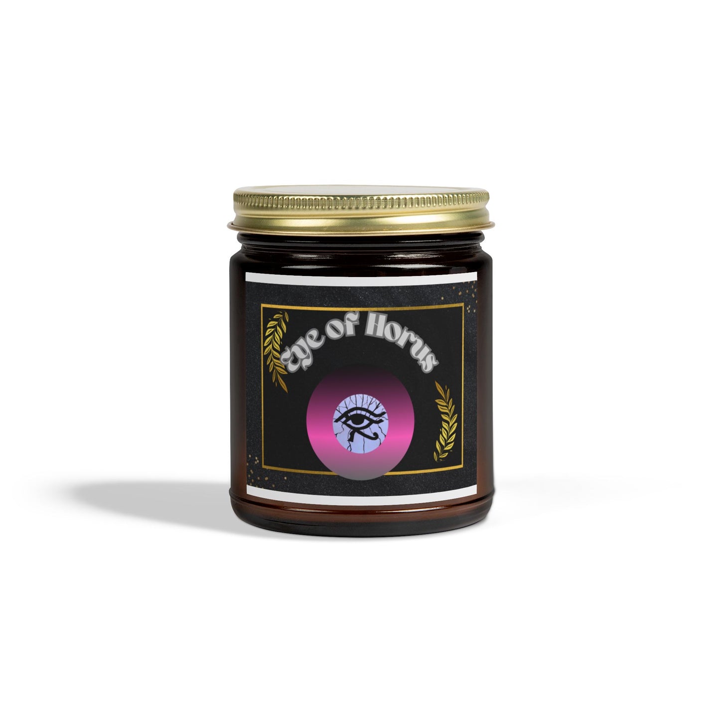 Eye of Horus...Scented Coconut Apricot Candles (4oz, 9oz)