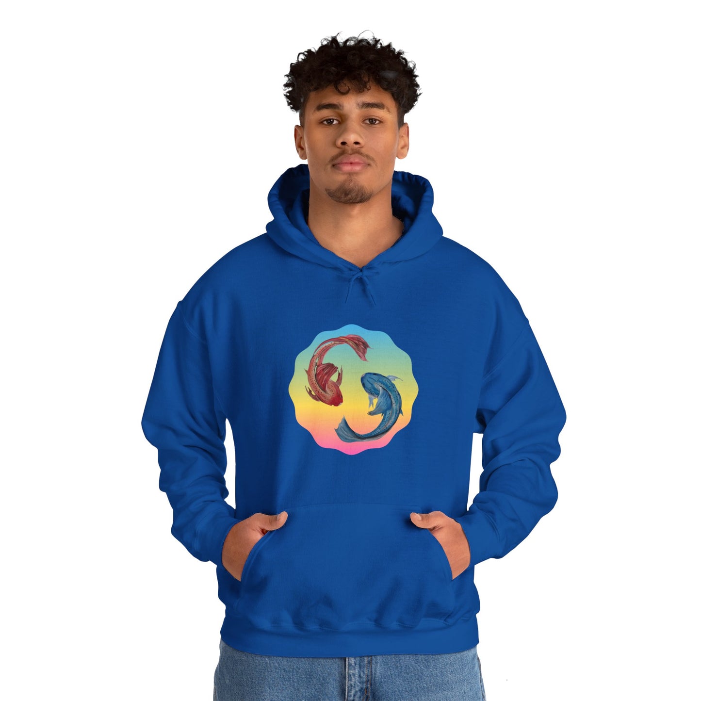 Fire and Ice  Unisex Heavy Blend™ Hooded Sweatshirt