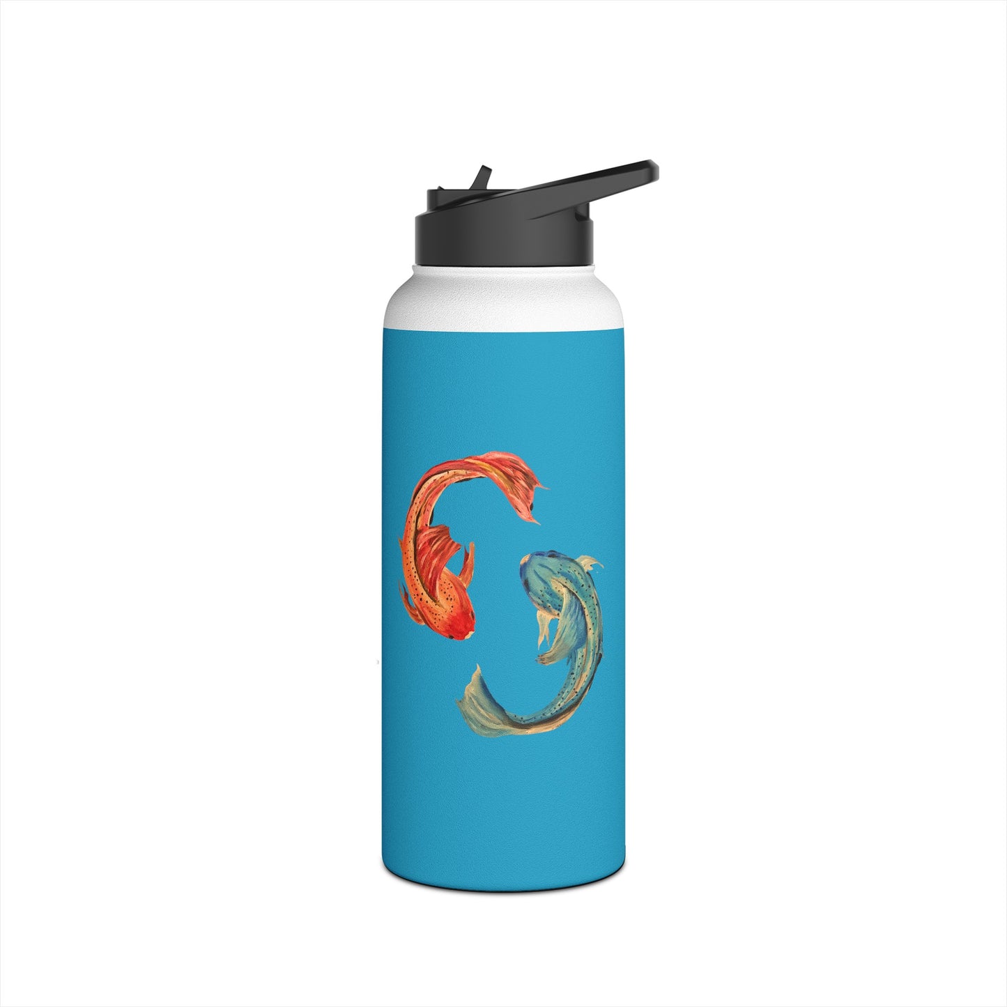 " Fire & Ice"   Stainless Steel Water Bottle, Standard Lid