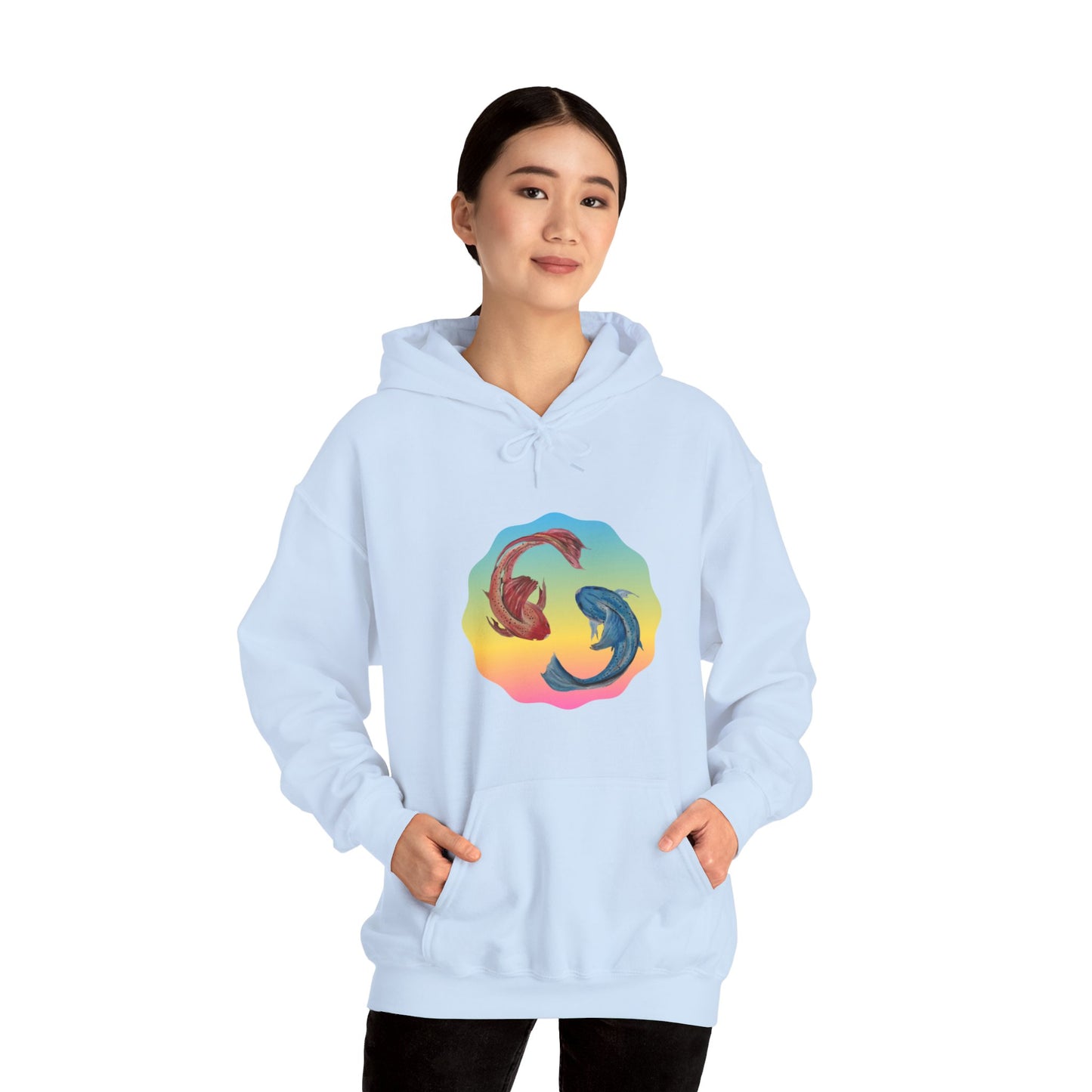 Fire and Ice  Unisex Heavy Blend™ Hooded Sweatshirt