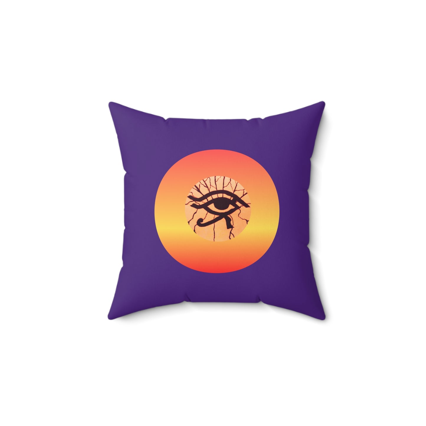 Eye of Ra Protection...Spun Polyester Square Pillow