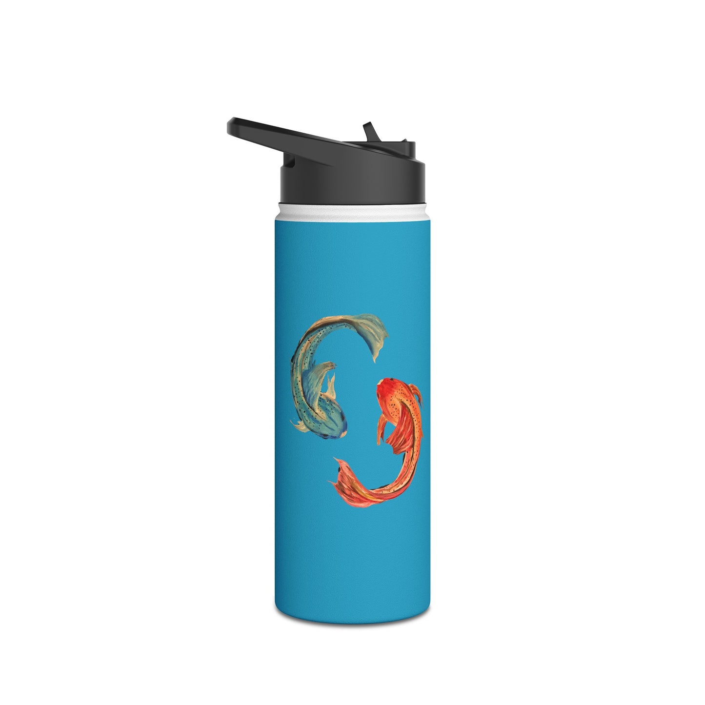 " Fire & Ice"   Stainless Steel Water Bottle, Standard Lid