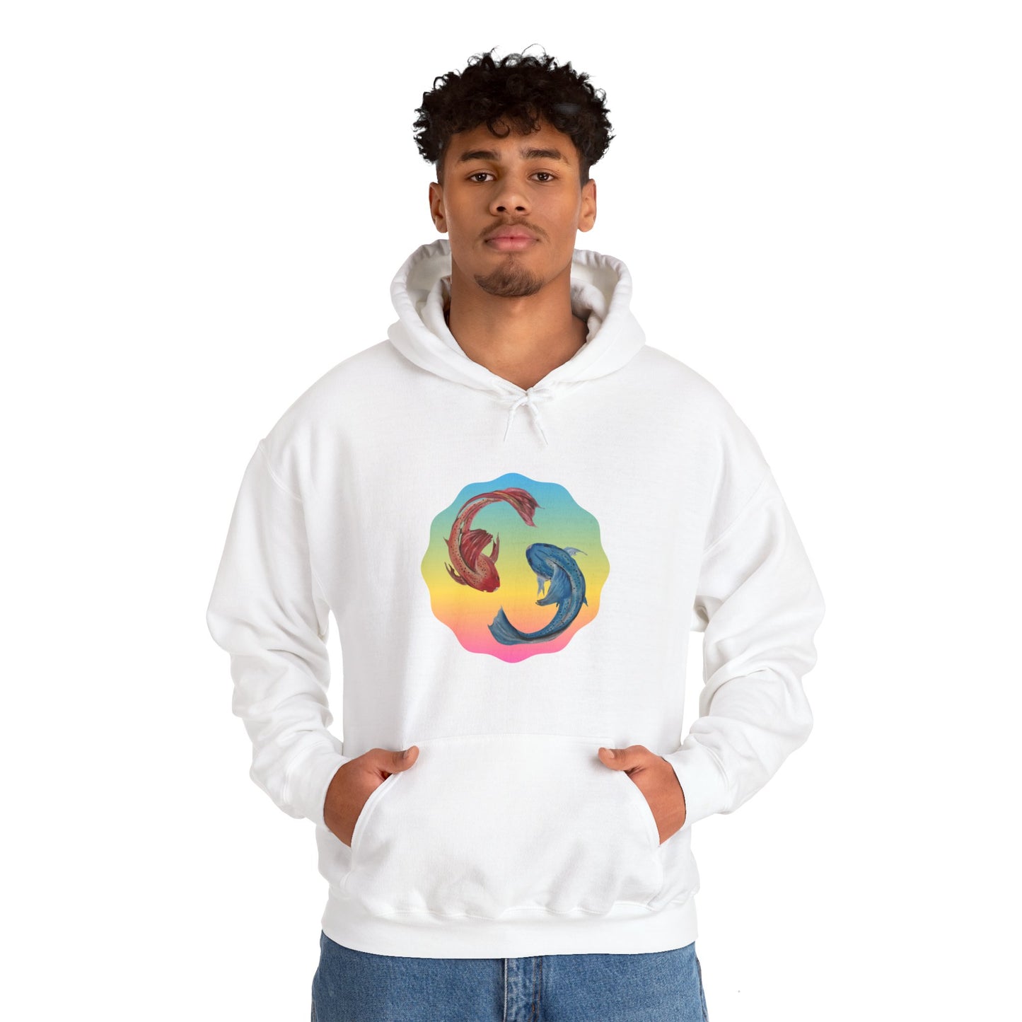 Fire and Ice  Unisex Heavy Blend™ Hooded Sweatshirt