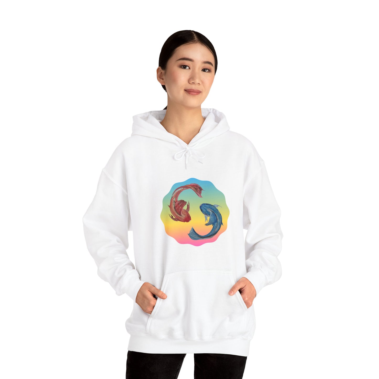 Fire and Ice  Unisex Heavy Blend™ Hooded Sweatshirt