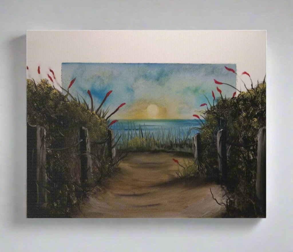 Day at the Beach...Matte Canvas, Stretched, 0.75"