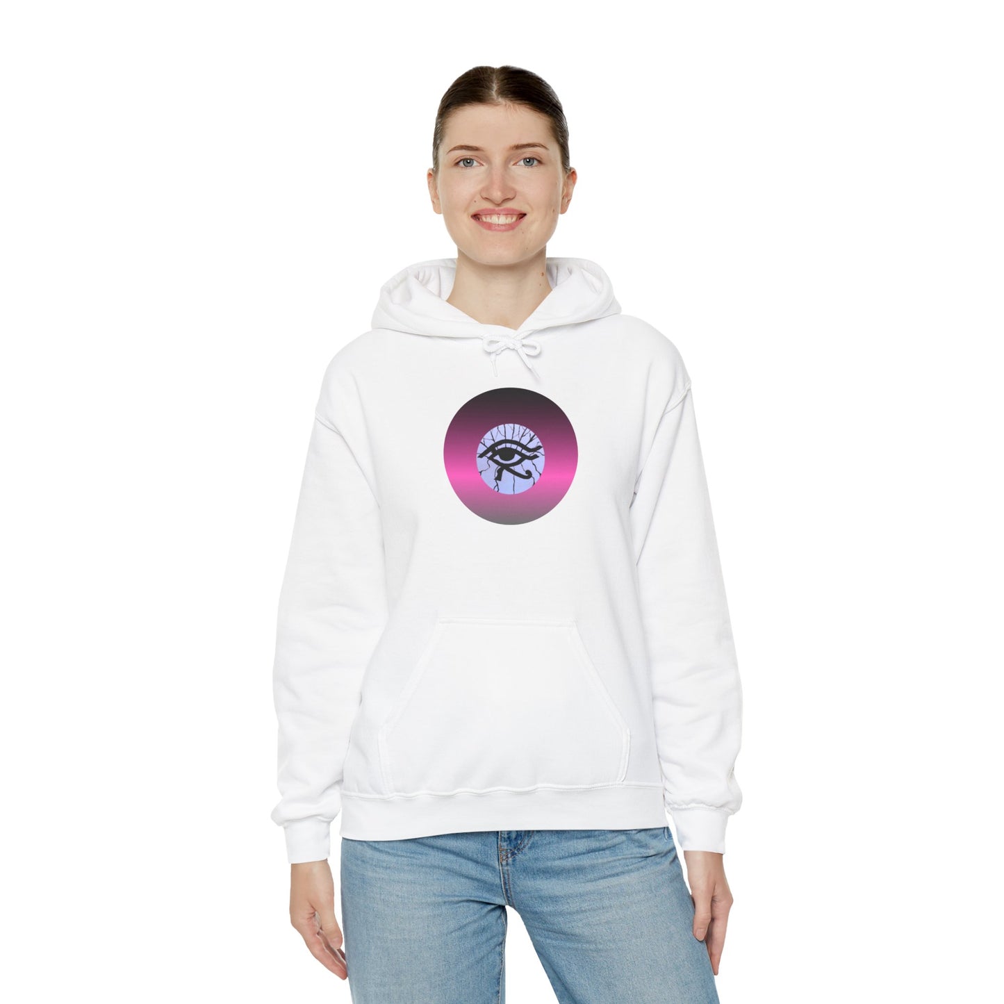 Eye of Horus Egyptian god of love and healing. Heavy Blend™ Hooded Sweatshirt