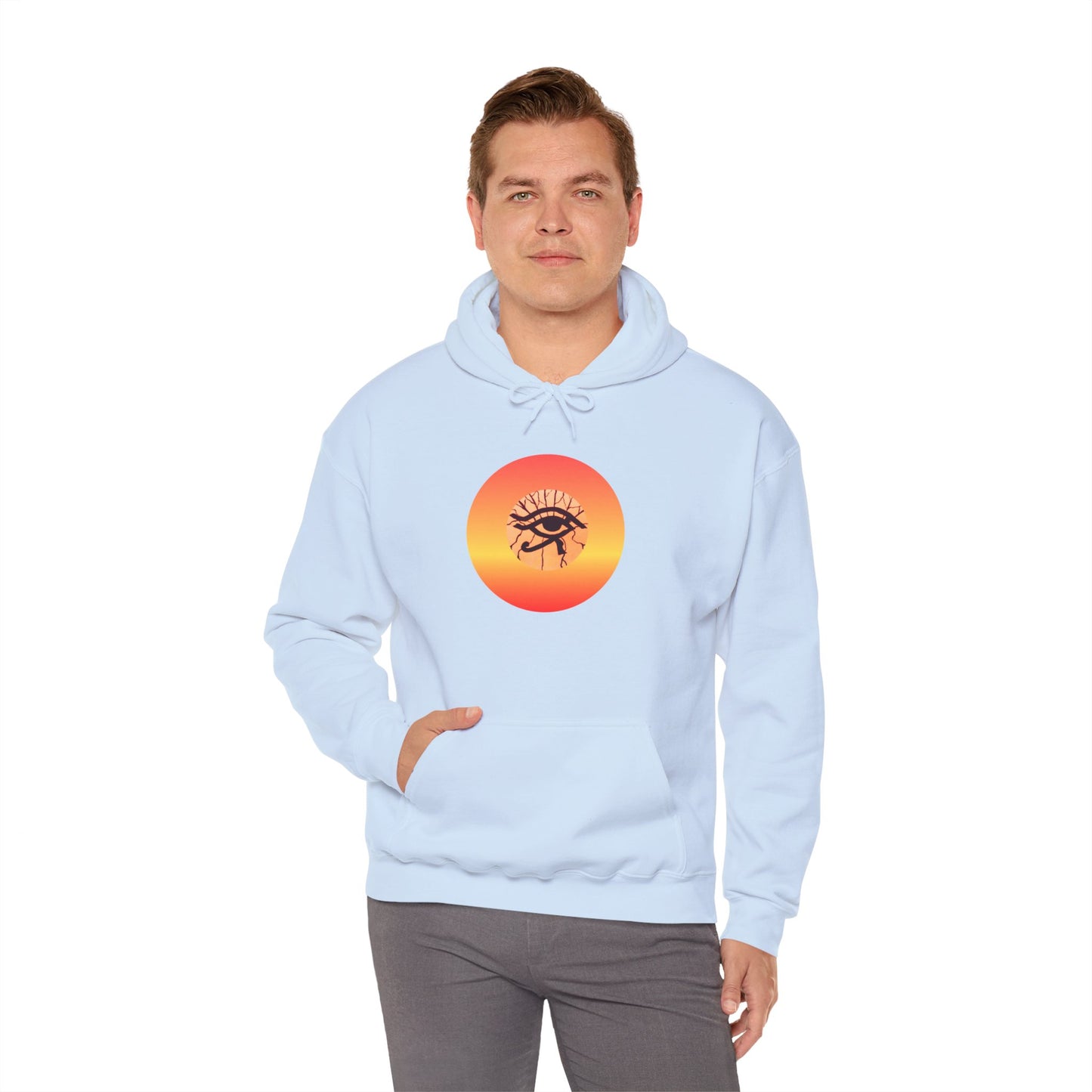 Eye of Ra Egyptian God symbol... Heavy Blend™ Hooded Sweatshirt