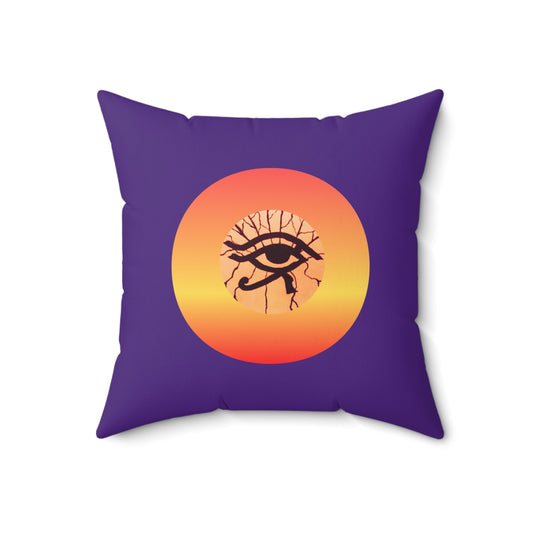 Eye of Ra Protection...Spun Polyester Square Pillow