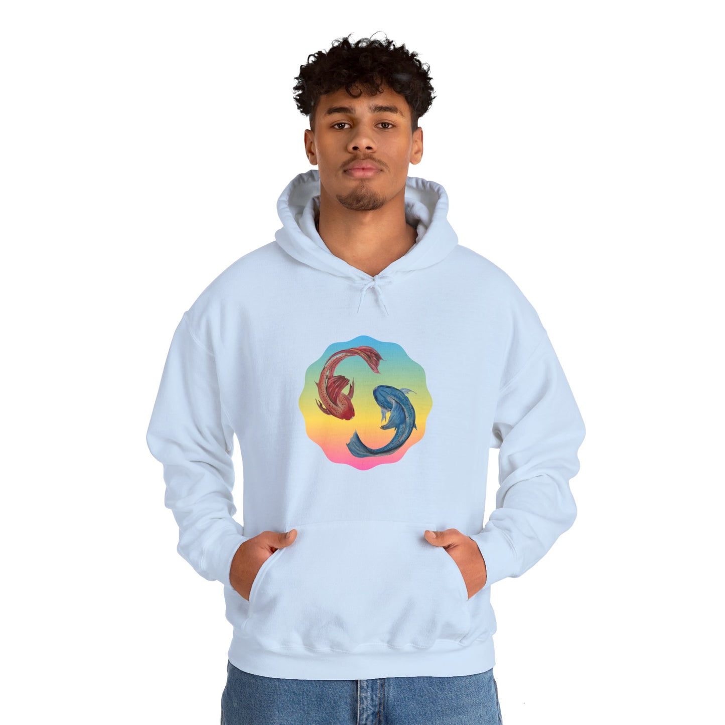 Fire and Ice  Unisex Heavy Blend™ Hooded Sweatshirt