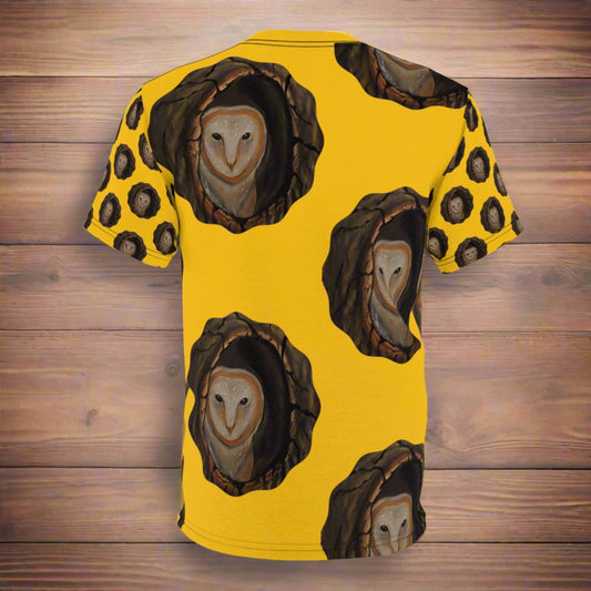 Owl in a Tree...Unisex Cut & Sew Tee (AOP)