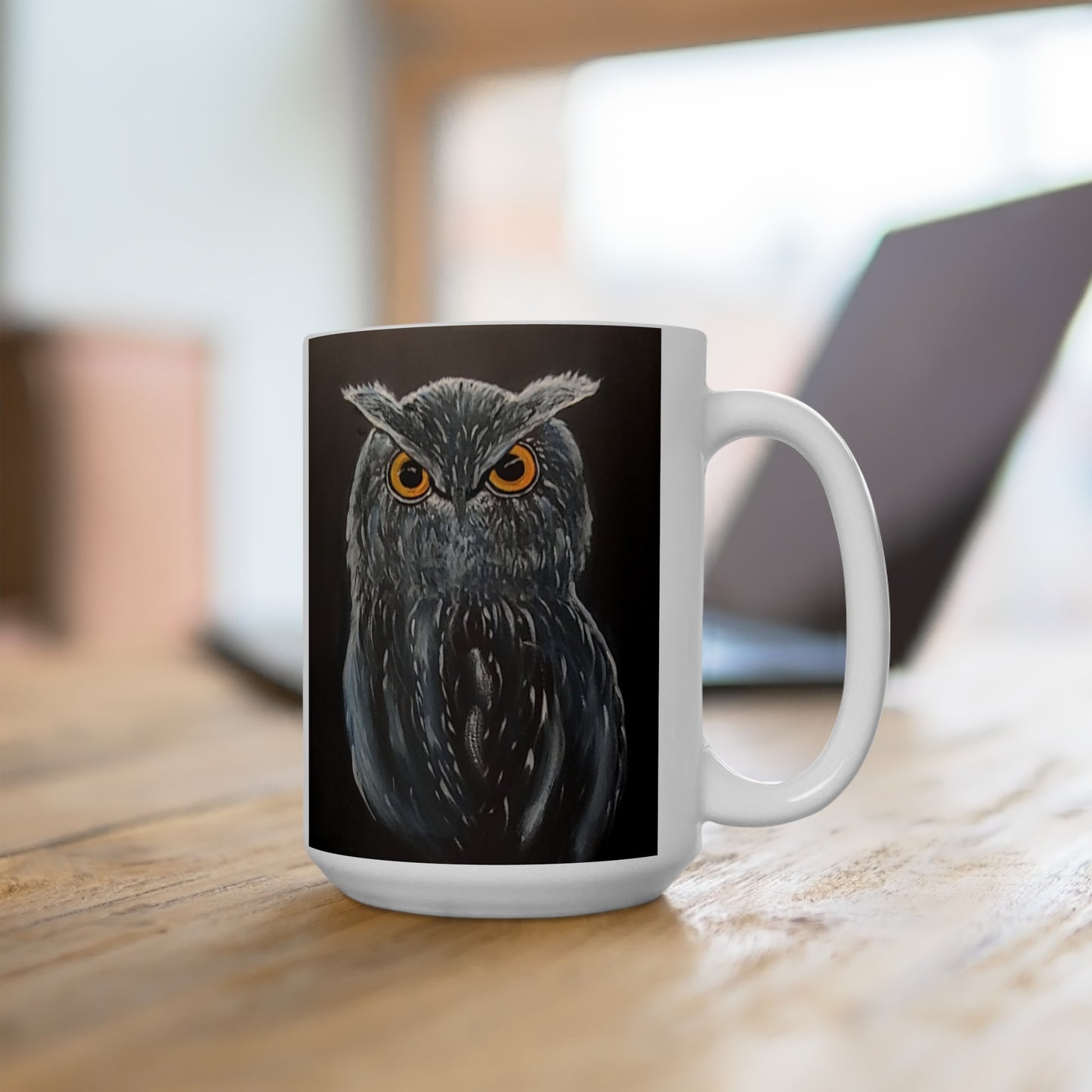 Owl in the Night    Ceramic Mug, (11oz, 15oz)