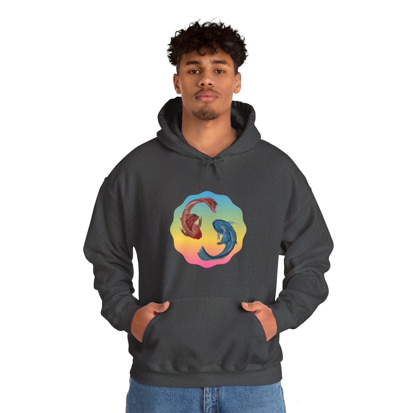 Fire and Ice  Unisex Heavy Blend™ Hooded Sweatshirt