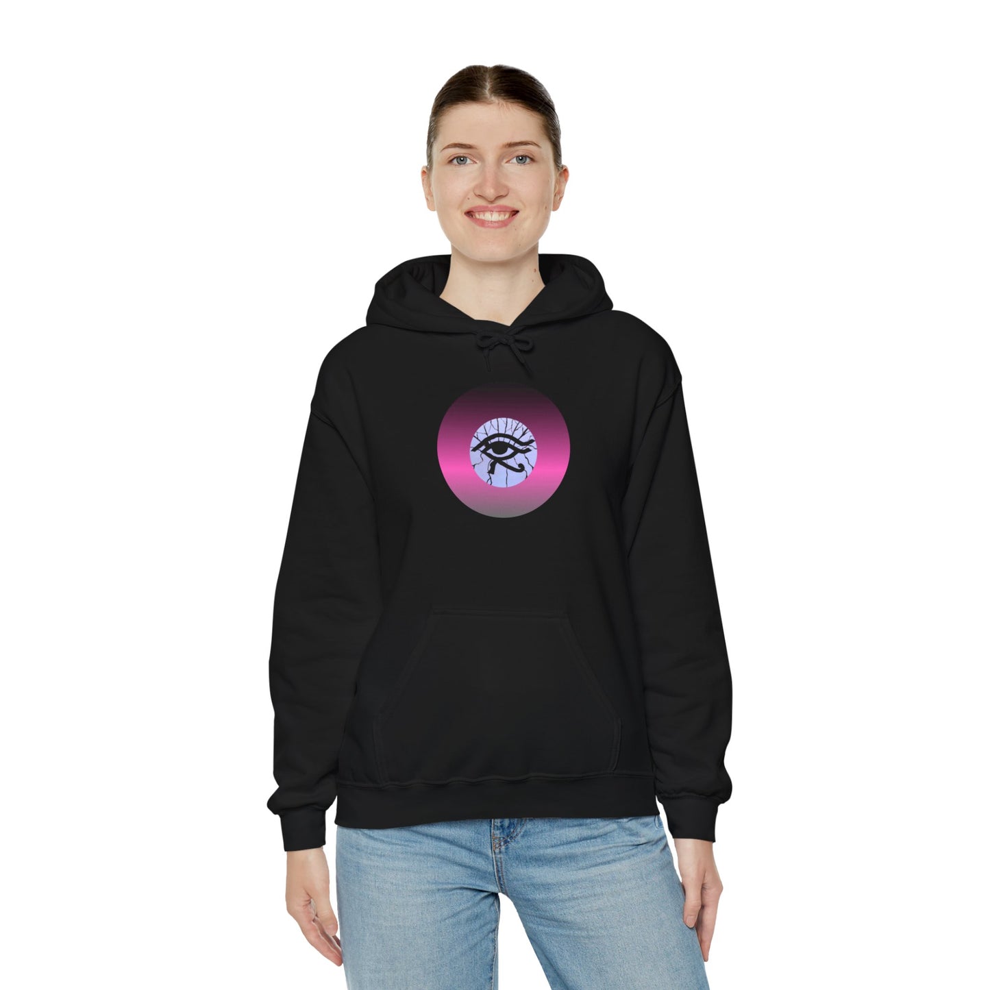 Eye of Horus Egyptian god of love and healing. Heavy Blend™ Hooded Sweatshirt