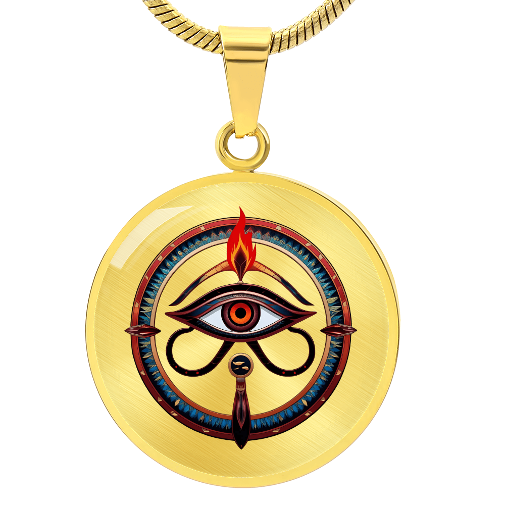 Manifest safety, protection and power with the Eye of Ra pendant
