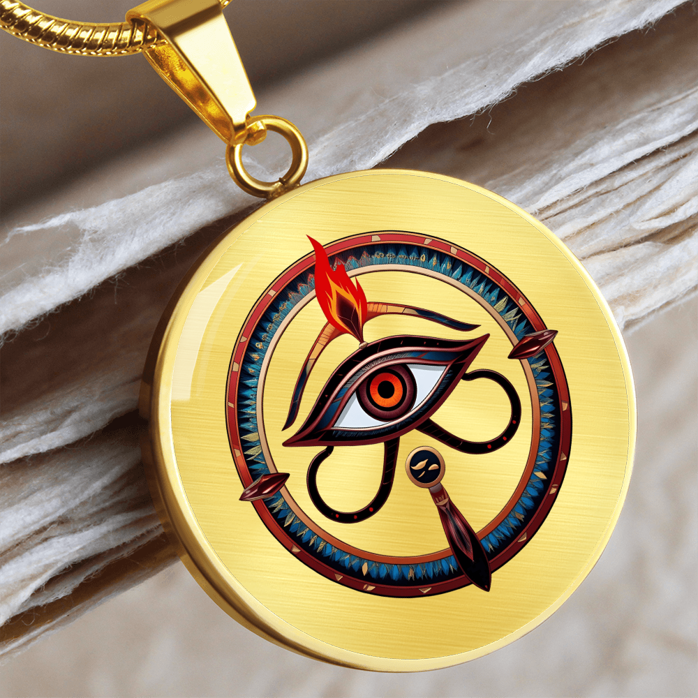 Manifest safety, protection and power with the Eye of Ra pendant