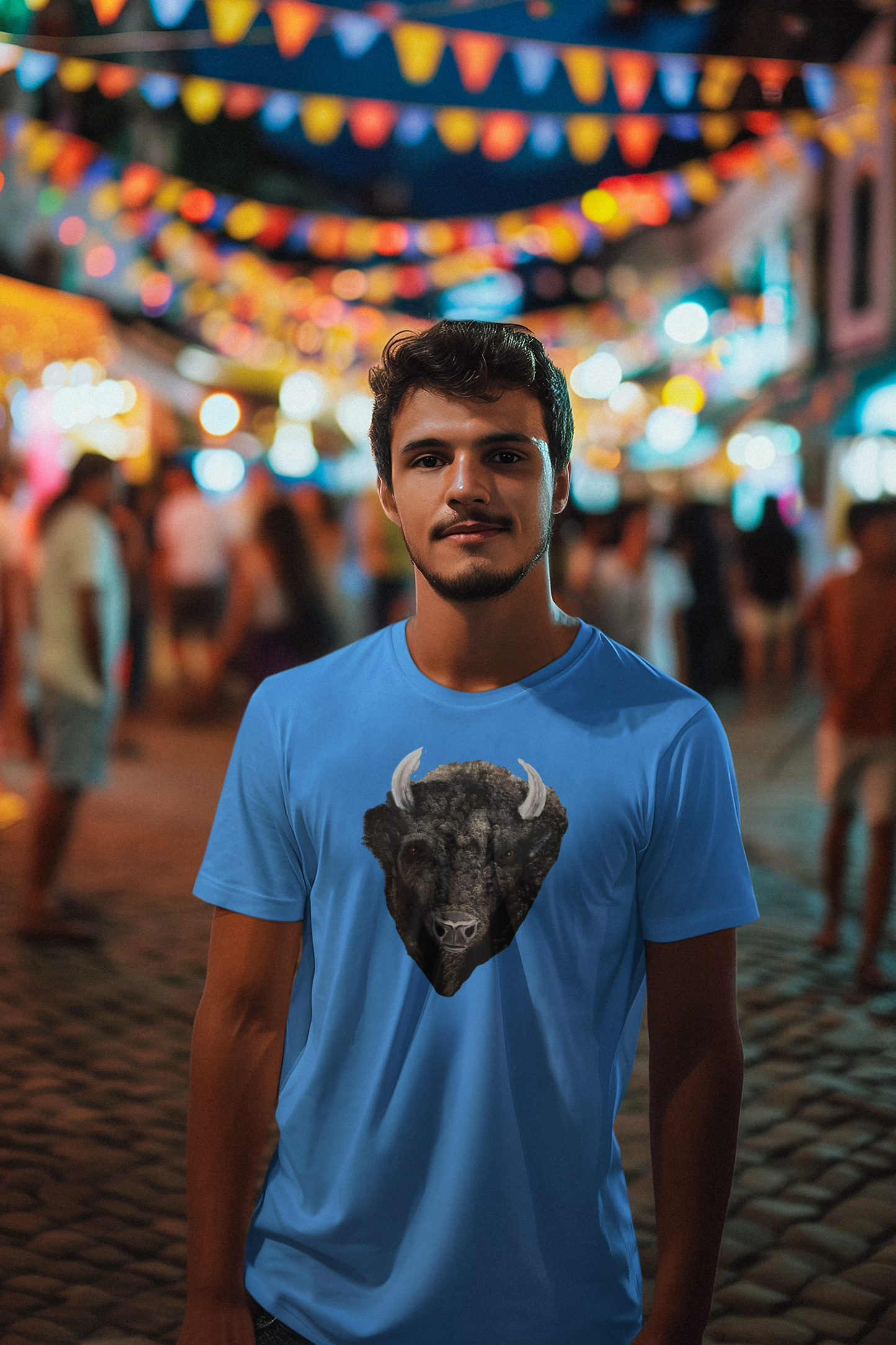 Buffalo Head Unisex Heavy Cotton Tee